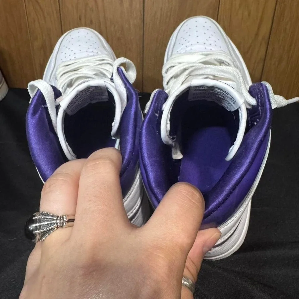 Nike‎ Air Jordan 1 Retro High Purple Thunder trainers Size 9.5 Womens
